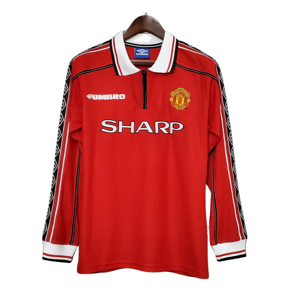 Camisa Manga Longa Manchester United 1998/99 Nike Masculino