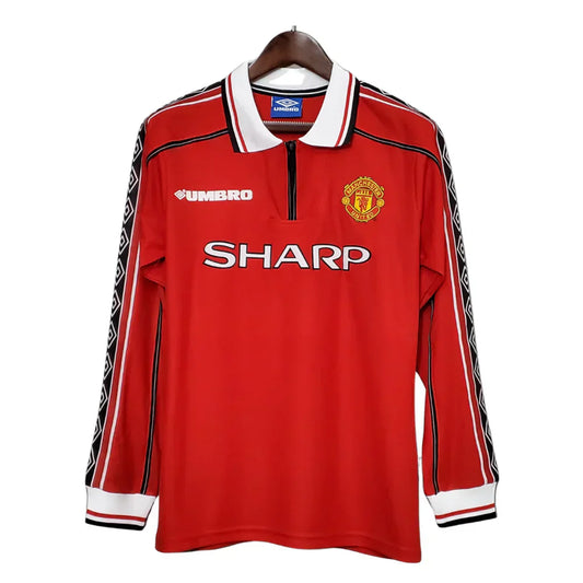 Camisa Manga Longa Manchester United 1998/99 Nike Masculino