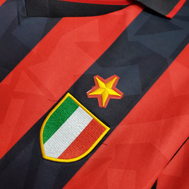 Camisa Retrô AC Milan I 1993/1994  Masculina Lotto