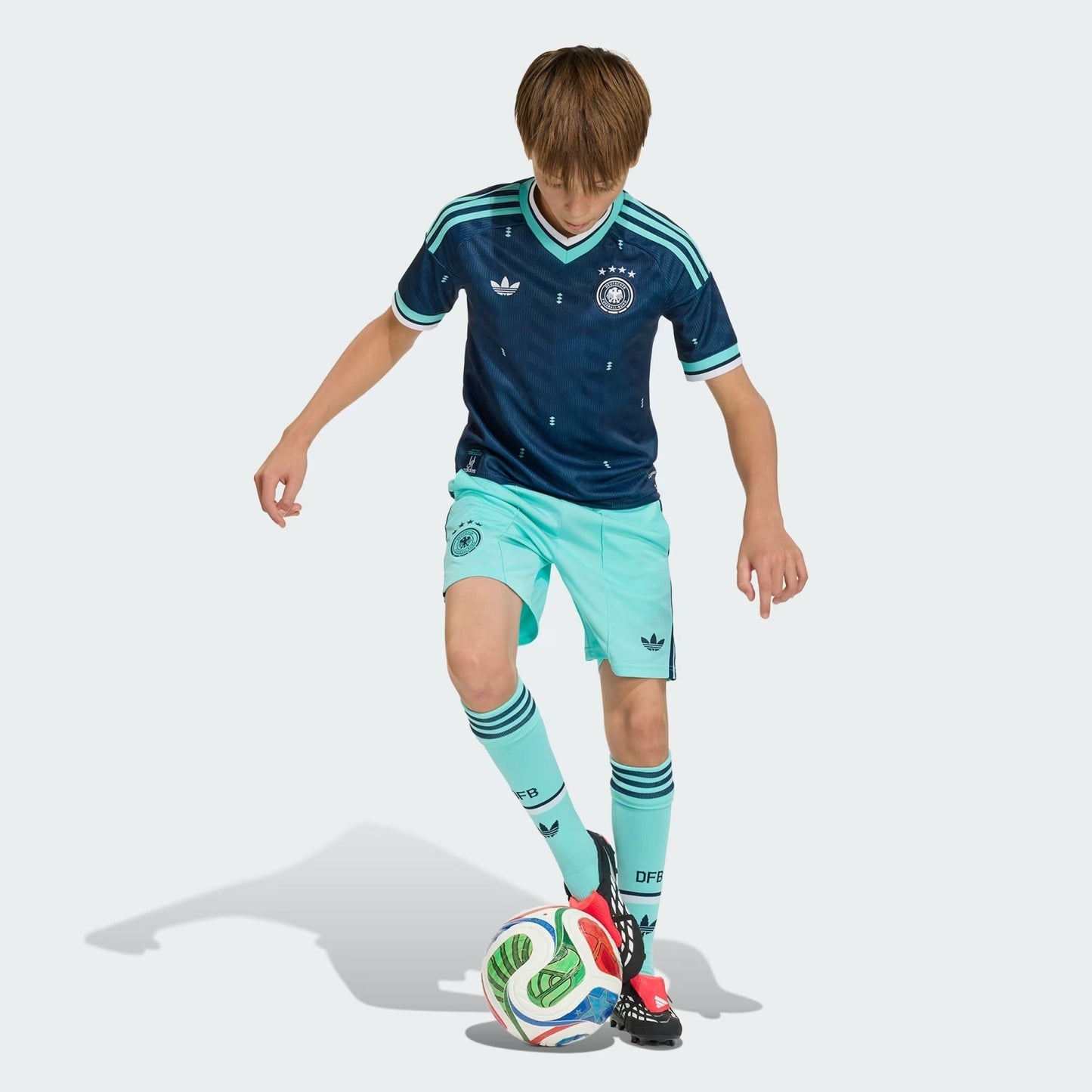 Conjunto Adidas Infantil Alemanha 2026/27 II Kit