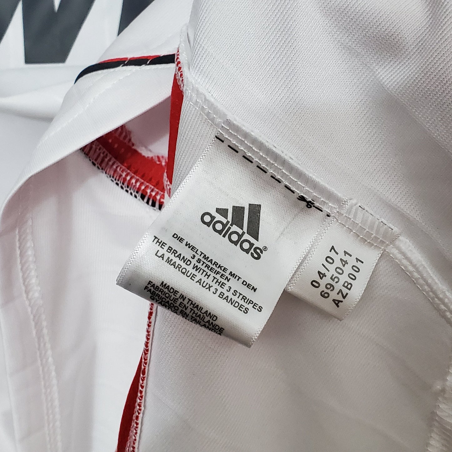 Camisa Manga Longa Milan Champions League 06/07 Adidas