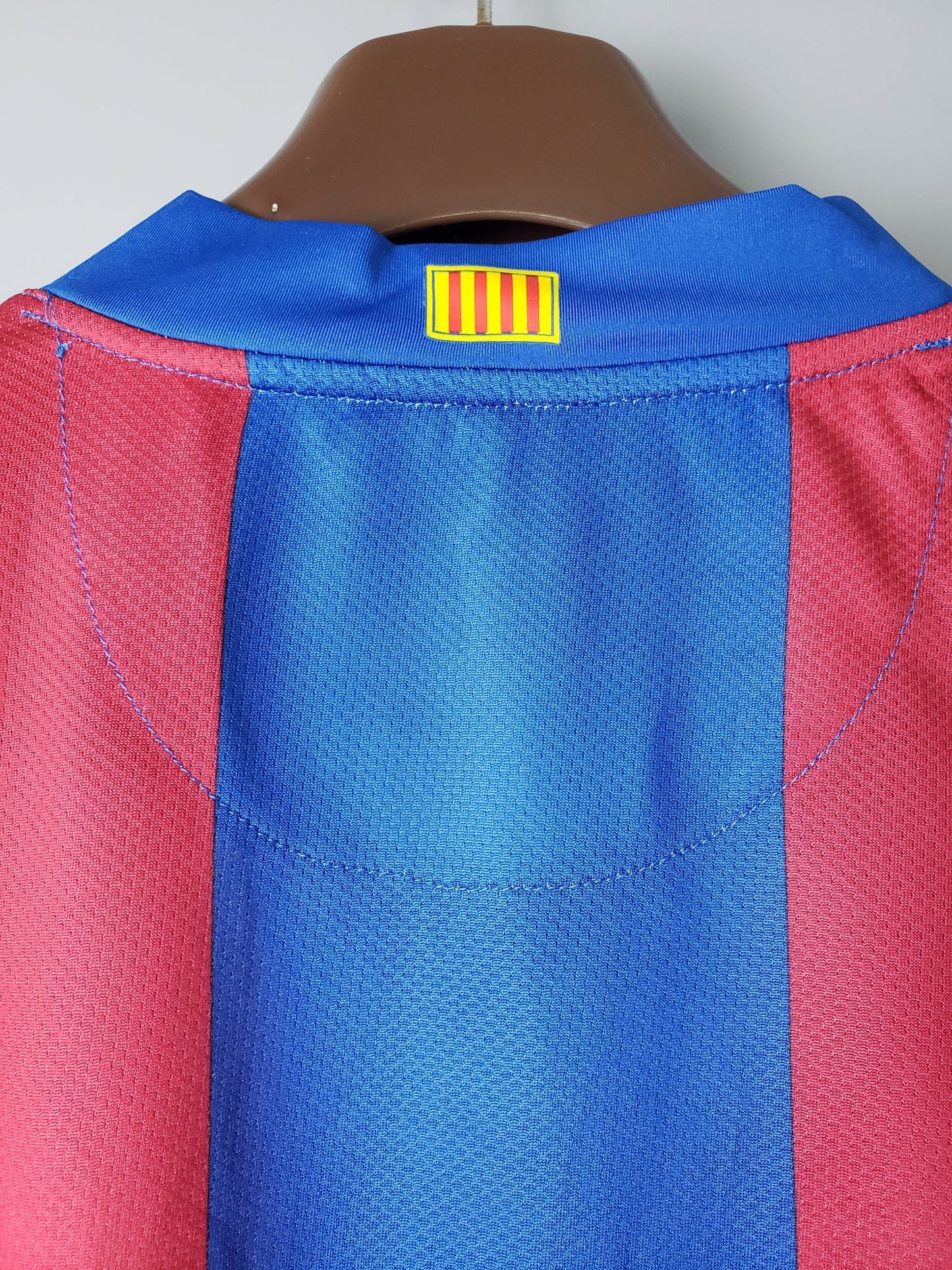Camisa Manga Longa Barcelona 07/08 Nike Grená