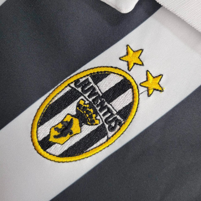 Camisa Retrô Juventus I 1999/2000 manga longa Kappa Masculina