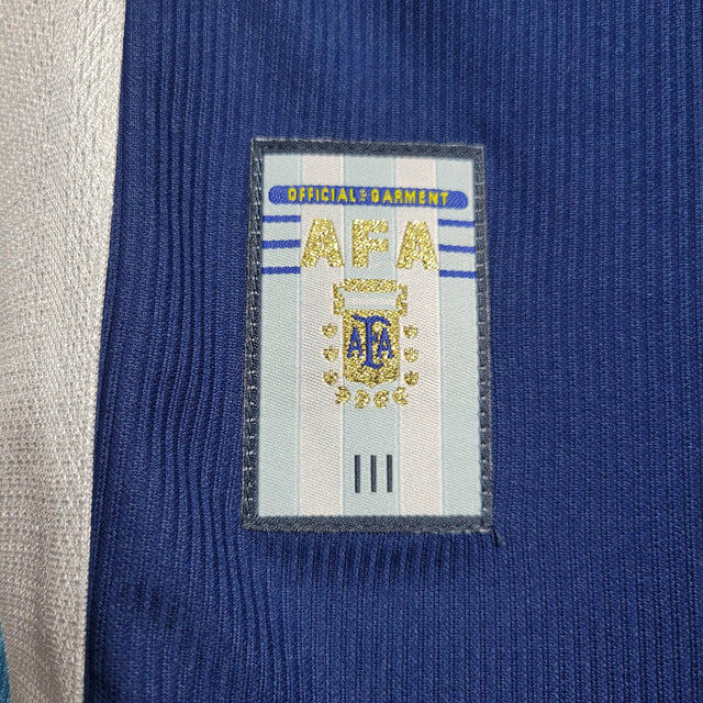 Camisa Retrô Seleção da Argentina II 1998 Adidas