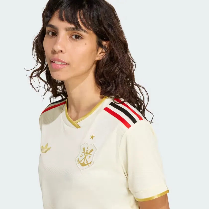 Camisa Feminina Adidas Flamengo 2025/26 III Torcedor Cropped