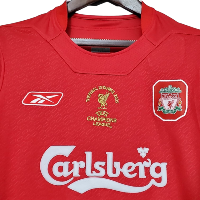 Camisa Liverpool Retrô 2005   Reebok