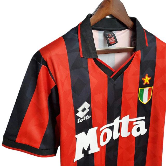 Camisa Retrô AC Milan I 1993/1994  Masculina Lotto