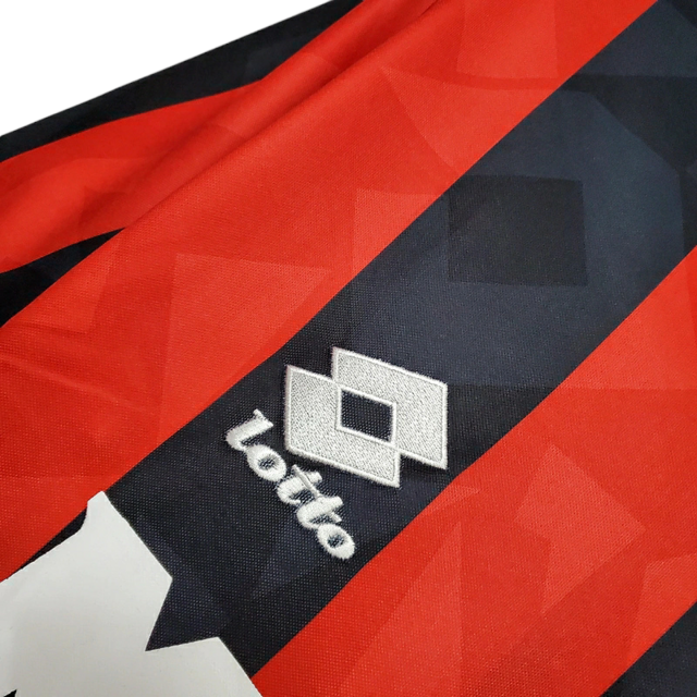 Camisa Retrô AC Milan I 1993/1994  Masculina Lotto