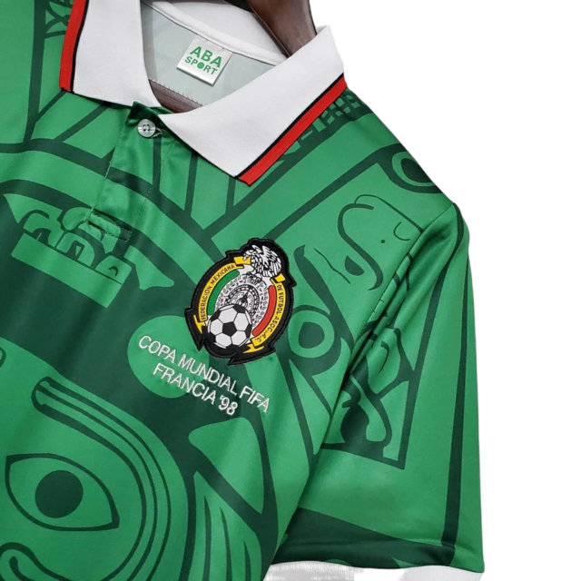 Camisa Retrô Seleção do México 1998 Aba Sport