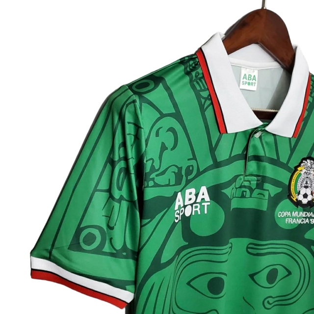 Camisa Retrô Seleção do México 1998 Aba Sport