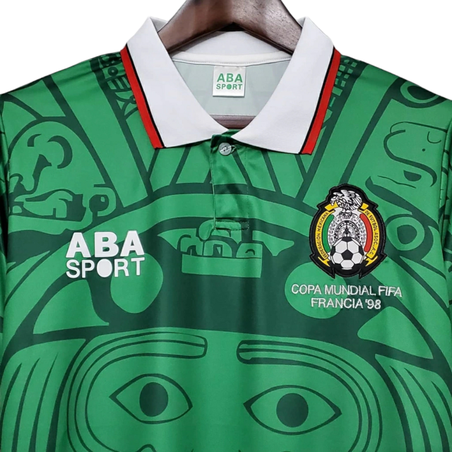 Camisa Retrô Seleção do México 1998 Aba Sport