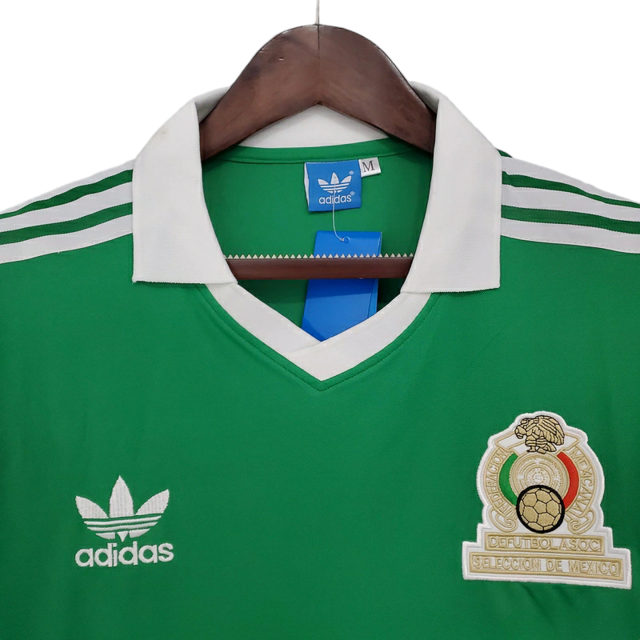 Camisa Seleção do México Retrô 1986  Adidas