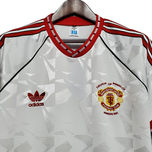 Camisa Manchester United Retrô 1991   Adidas