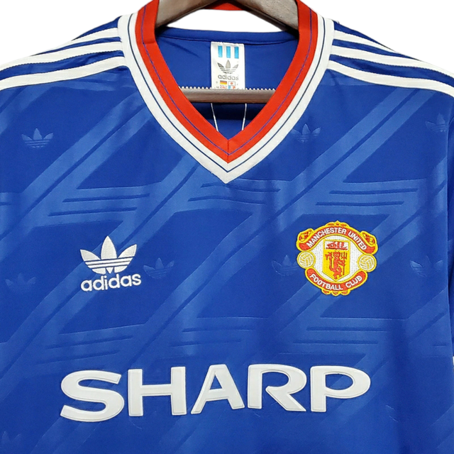 Camisa Manchester United Retrô 1986/1988   Adidas