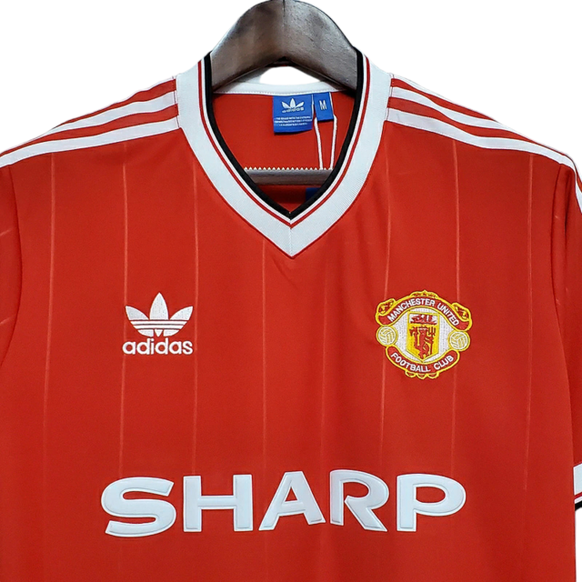 Camisa Manchester United Retrô 1983/1984   Adidas