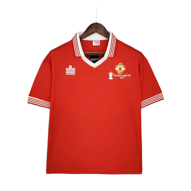 Camisa Manchester United Retrô 1977   Admiral