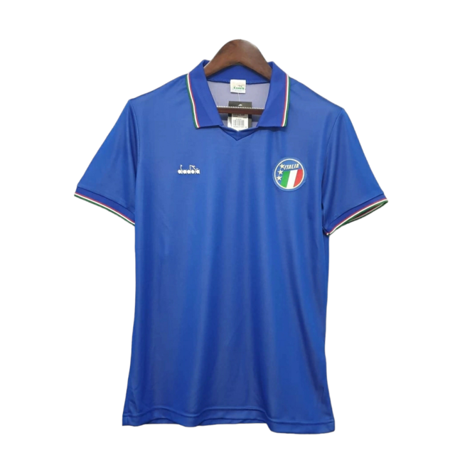 Camisa Itália Retrô 1990 Diadora