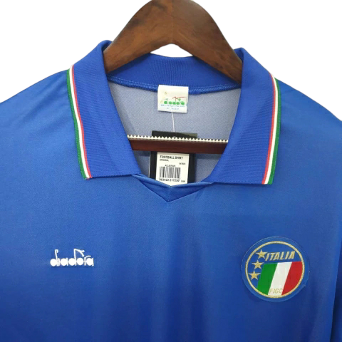 Camisa Itália Retrô 1990 Diadora