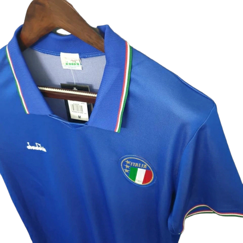 Camisa Itália Retrô 1990 Diadora