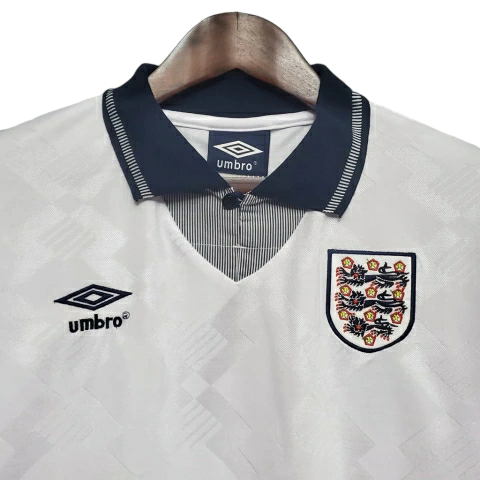 Camisa Retrô Seleção da Inglaterra 1990 Umbro