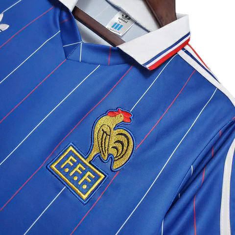 Camisa Retrô Seleção da França 1982 Adidas