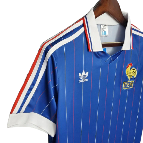 Camisa Retrô Seleção da França 1982 Adidas