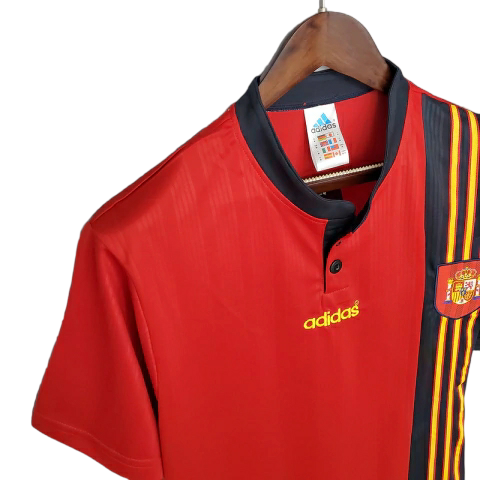 Camisa Retrô Seleção da Espanha I 1996 Adidas