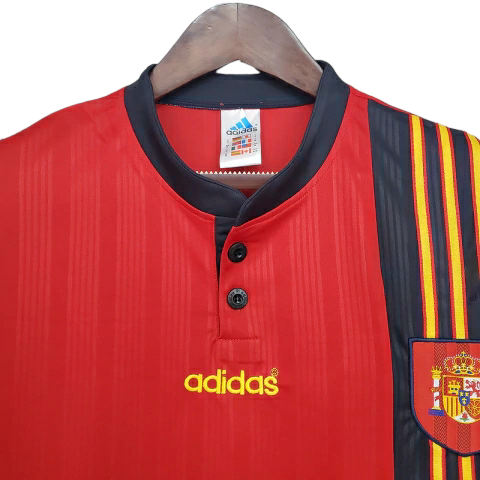 Camisa Retrô Seleção da Espanha I 1996 Adidas