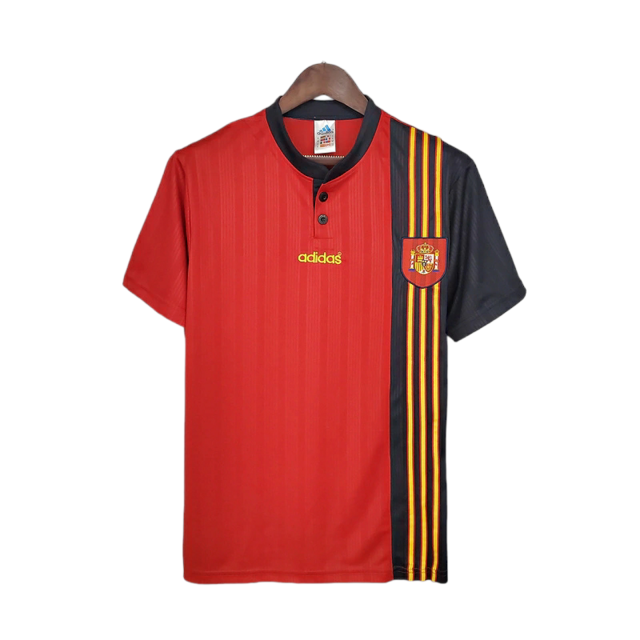 Camisa Retrô Seleção da Espanha I 1996 Adidas