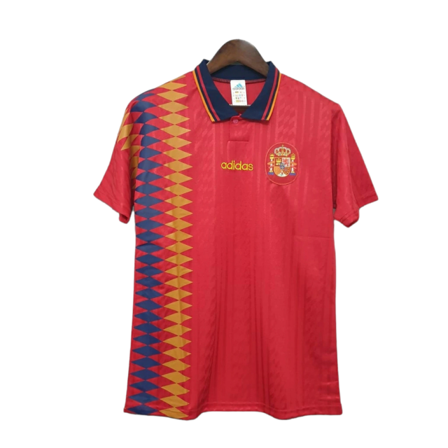 Camisa Retrô Seleção da Espanha I 1994 Adidas