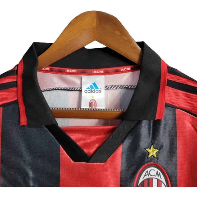 Camisa Retrô AC Milan I 1998/1999  Masculina Adidas