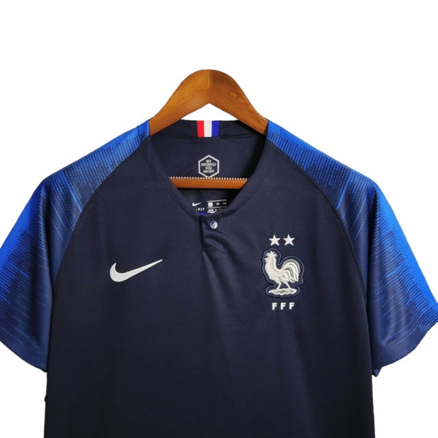 Camisa Retrô Seleção da França Copa do Mundo I 2018 Nike