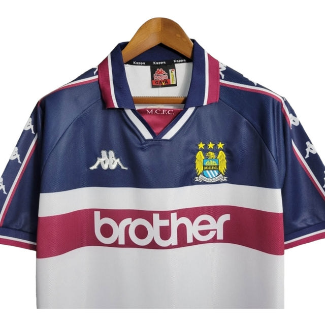 Camisa Retrô Manchester City II 97/98  Masculina Kappa