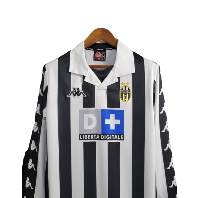 Camisa Retrô Juventus I 1999/2000 manga longa Kappa Masculina