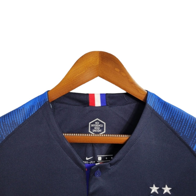 Camisa Retrô Seleção da França Copa do Mundo I 2018 Nike