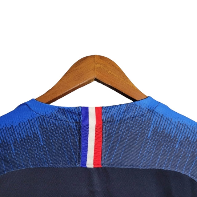 Camisa Retrô Seleção da França Copa do Mundo I 2018 Nike