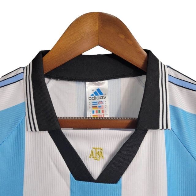 Camisa Retrô Seleção da Argentina I 1998/1999 Adidas