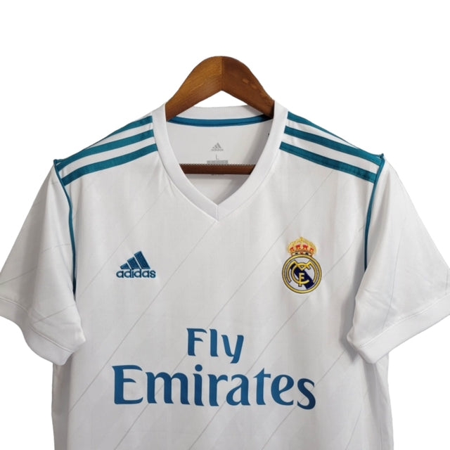 Camisa Retrô Real Madrid I 17/18  Masculina Adidas