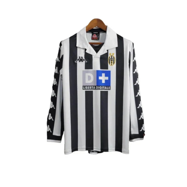 Camisa Retrô Juventus I 1999/2000 manga longa Kappa Masculina