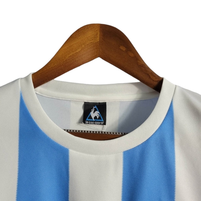 Camisa Retrô Seleção da Argentina I 1986 Le Coq Sportif