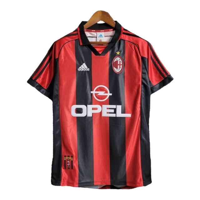 Camisa Retrô AC Milan I 1998/1999  Masculina Adidas