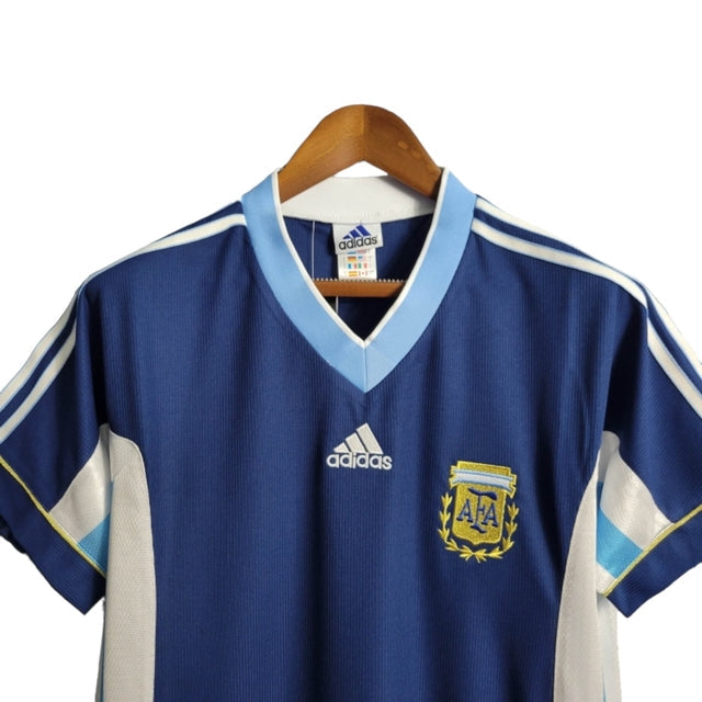 Camisa Retrô Seleção da Argentina II 1998 Adidas