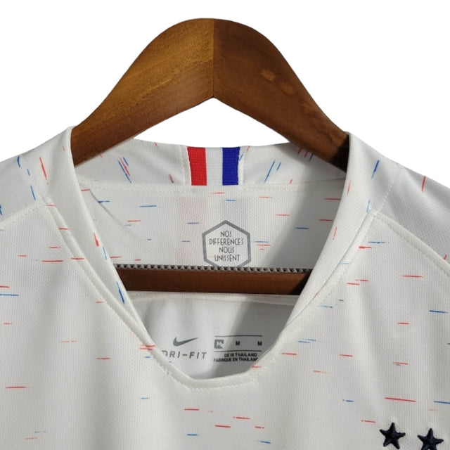 Camisa Retrô Seleção da França Copa do Mundo II 2018 Nike