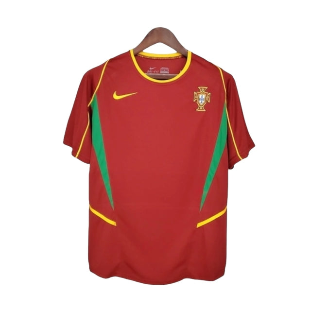 Camisa Retrô Seleção de Portugal I 2002 Nike