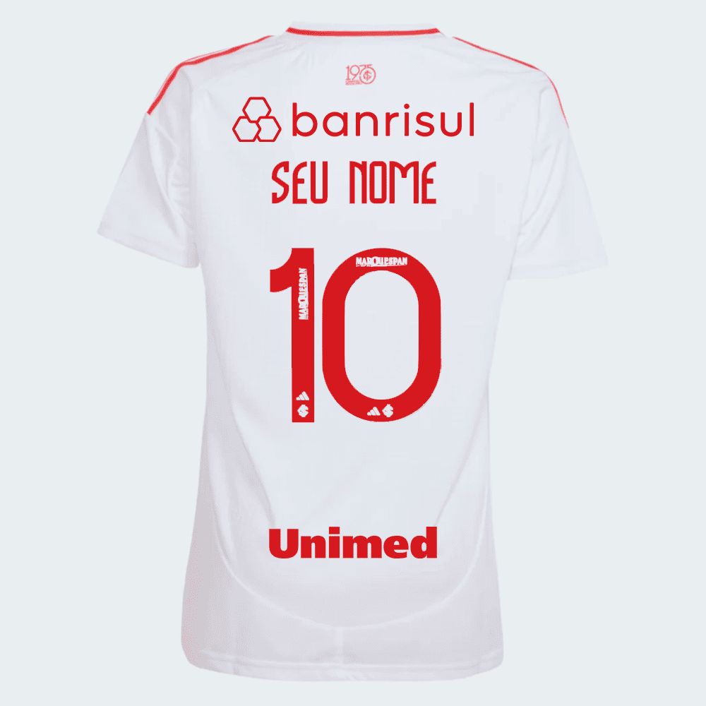 Camisa Feminina adidas Internacional 2025/26 II Torcedor Com Patrocínios